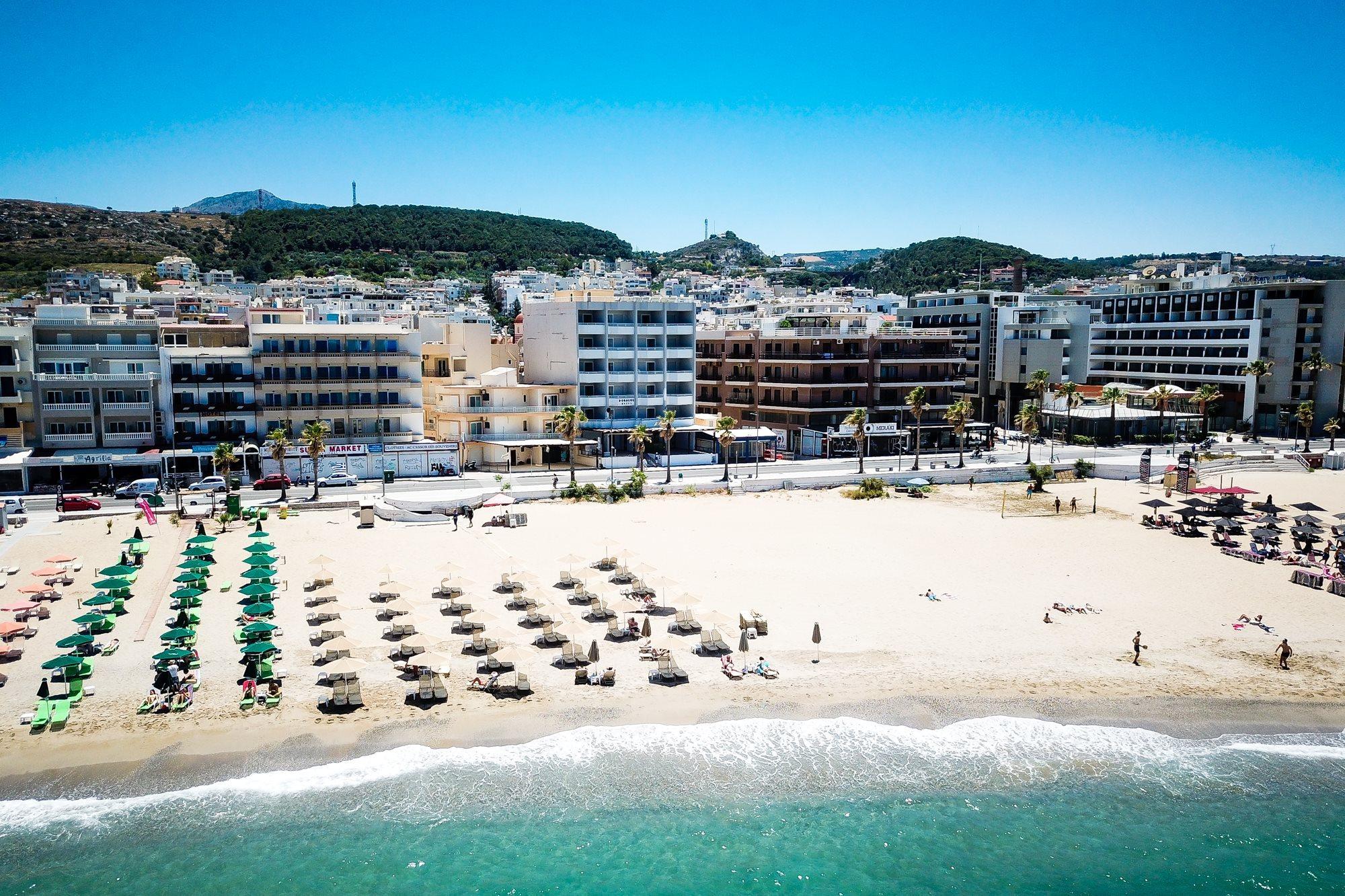 Theo Beach Hotel Apartments Rethymnon Exterior foto