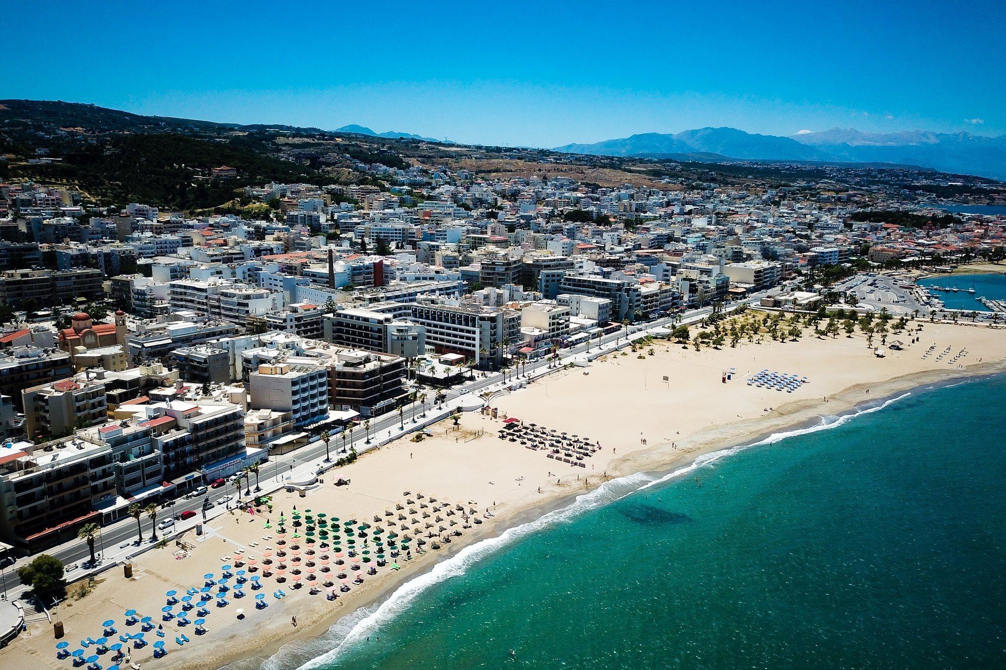 Theo Beach Hotel Apartments Rethymnon Exterior foto