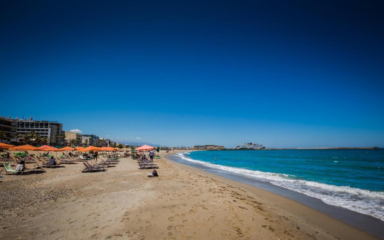 Theo Beach Hotel Apartments Rethymnon Exterior foto