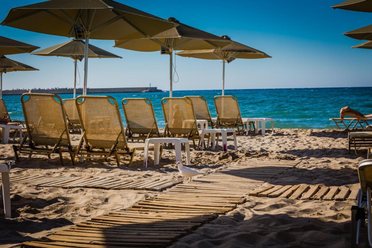 Theo Beach Hotel Apartments Rethymnon Exterior foto