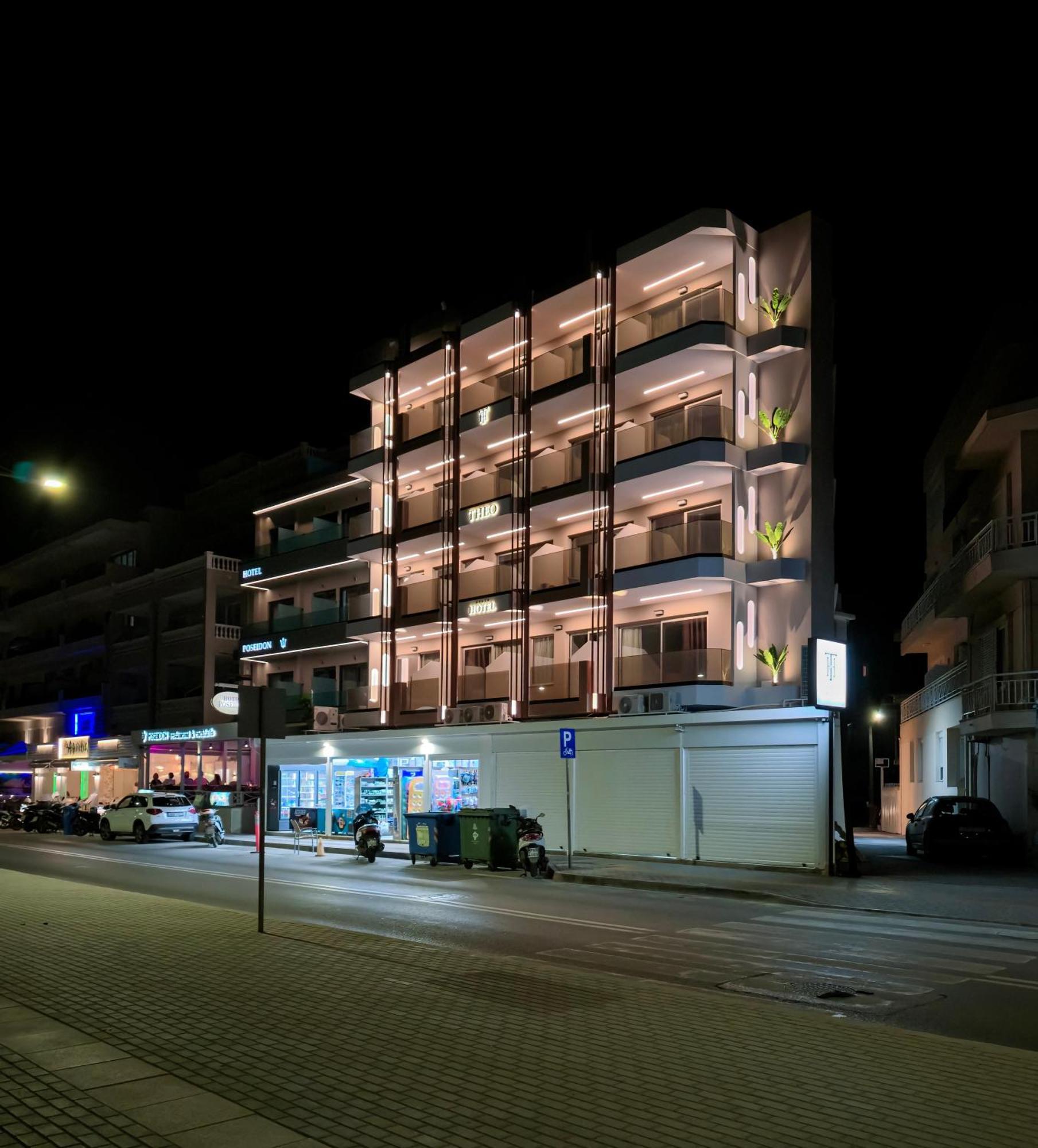 Theo Beach Hotel Apartments Rethymnon Exterior foto