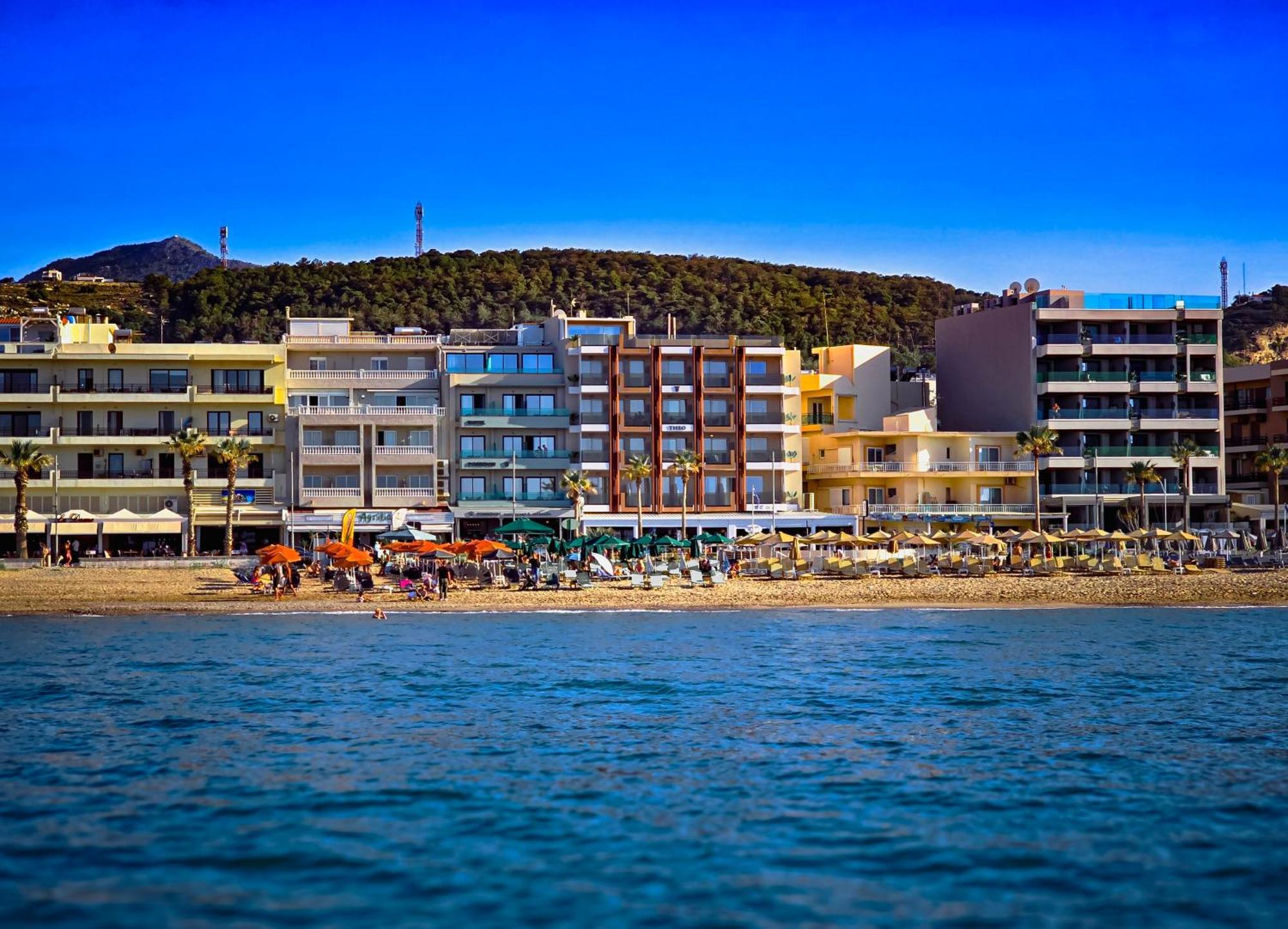 Theo Beach Hotel Apartments Rethymnon Exterior foto