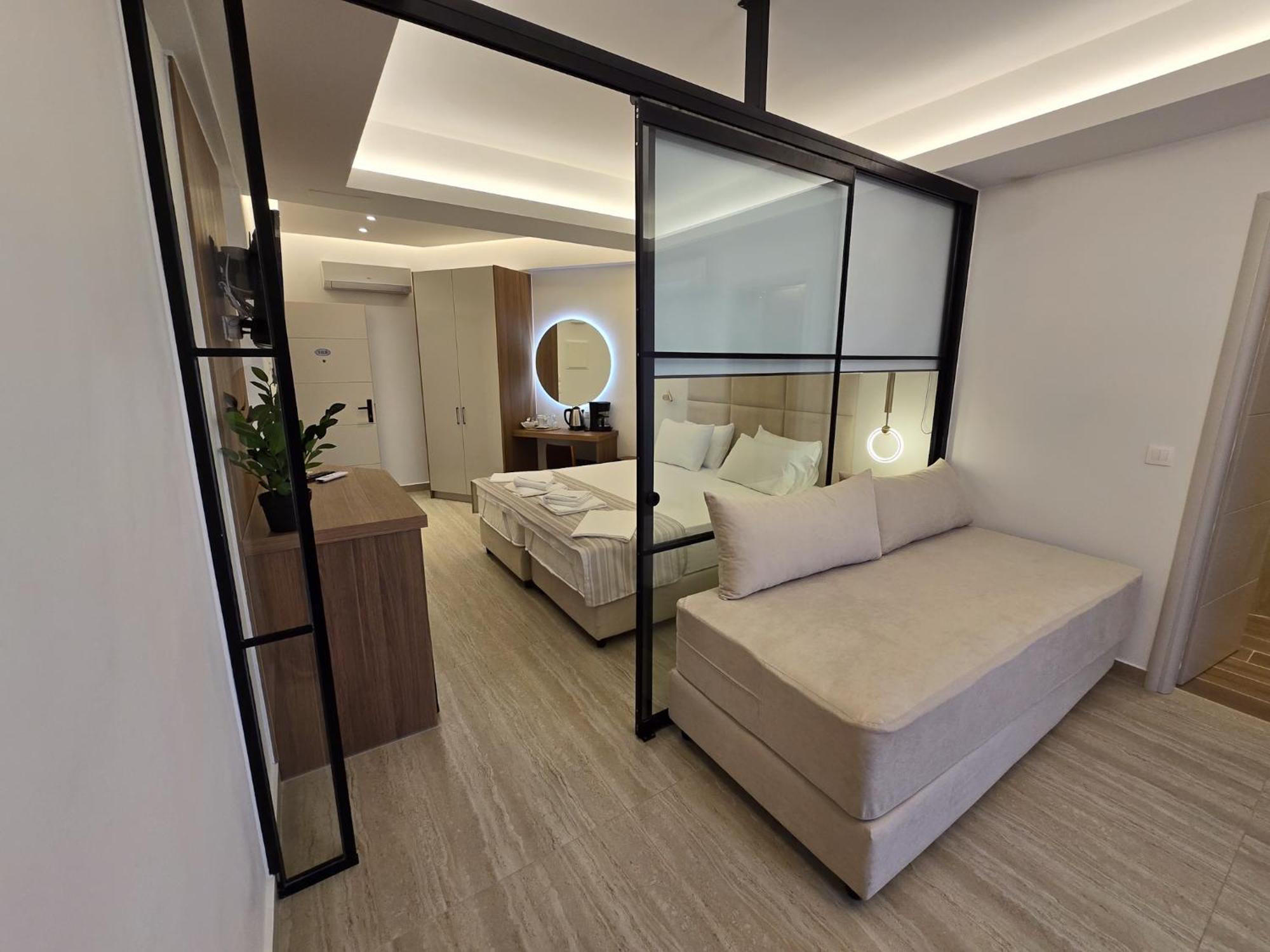 Theo Beach Hotel Apartments Rethymnon Exterior foto
