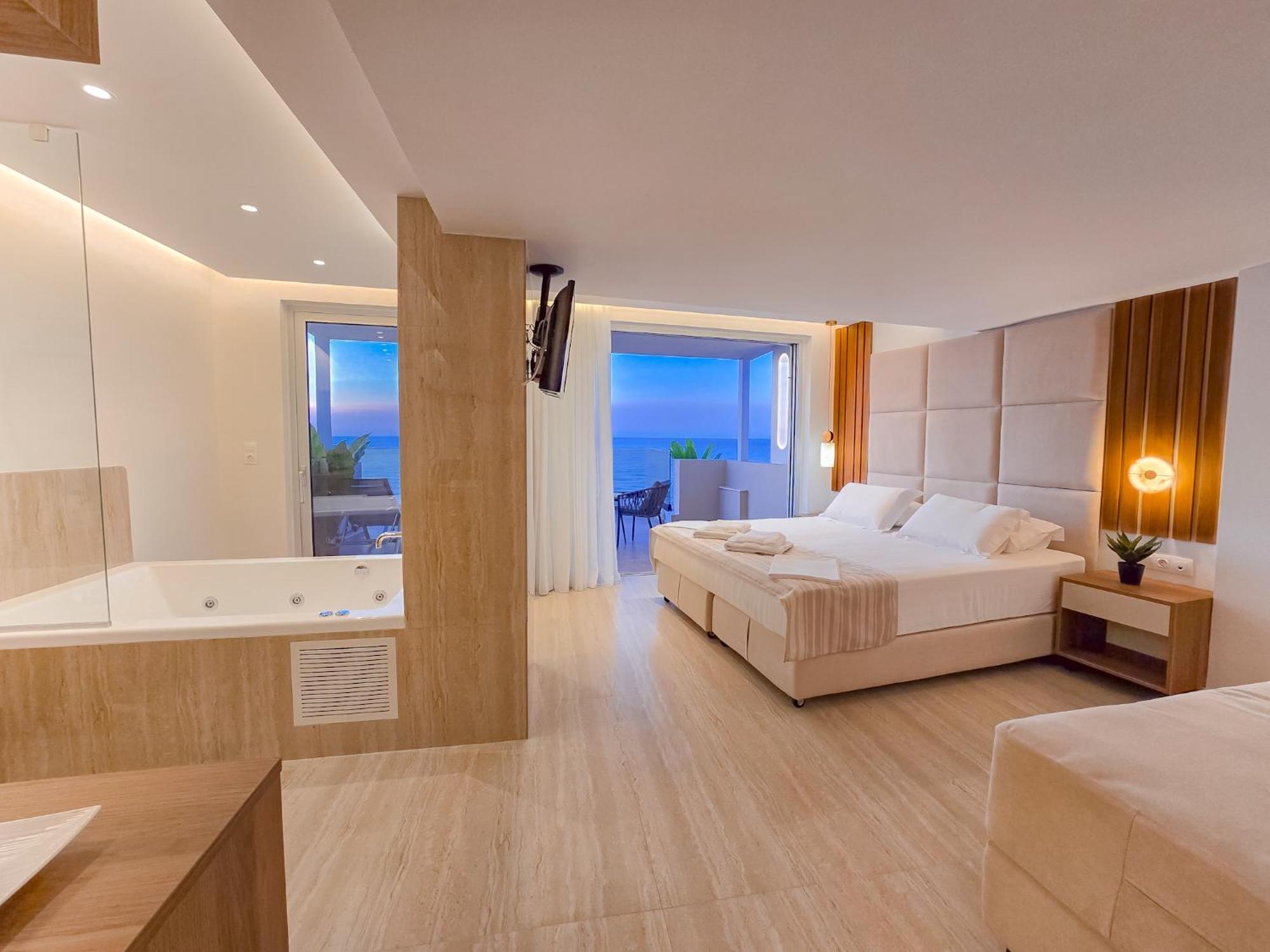 Theo Beach Hotel Apartments Rethymnon Exterior foto
