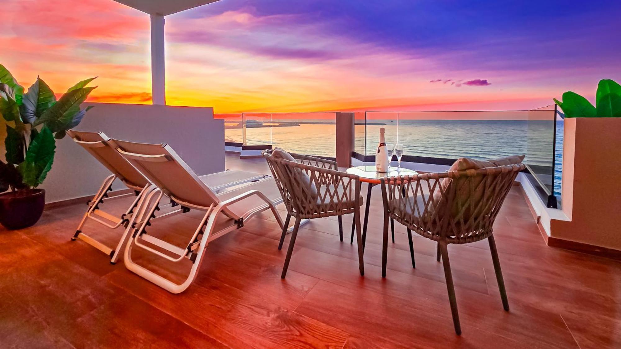 Theo Beach Hotel Apartments Rethymnon Exterior foto